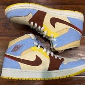 Air Jordan 1 Mid SE Maison Chateau Rouge fearless